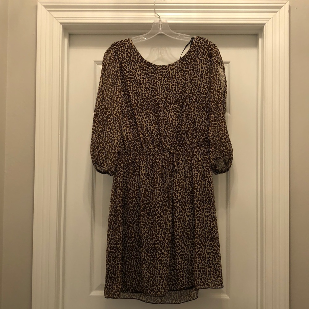 BRAND NEW with TAGS cheetah print dress